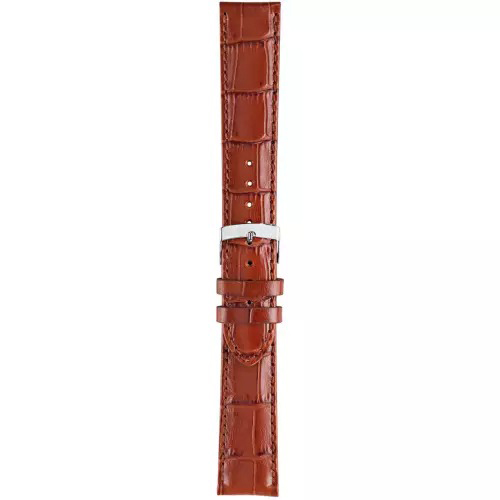 Dây Đồng Hồ Da Cá Sấu ORIENT Màu Nâu Đỏ CST18 - Chất Liệu Da Cá Sấu Cao Cấp Tương Thích Tất Cả Các Phiên Bản Đồng Hồ ORIENT