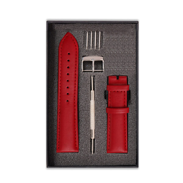 Dây Đồng Hồ Da Bò Italy ORIENT Màu Đỏ CST28 - Chất Liệu Da Bò Nhập Italy Cao Cấp Tương Thích Tất Cả Các Phiên Bản Đồng Hồ ORIENT