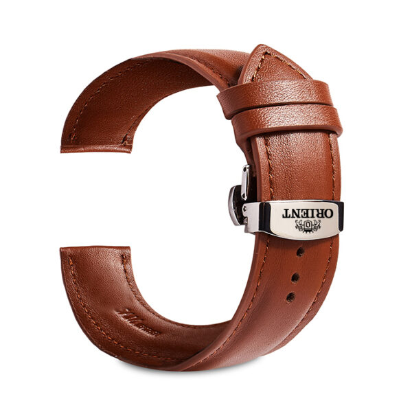 Dây Đồng Hồ Da Bò Italy ORIENT Màu Vàng Bò CST12- Chất Liệu Da Bò Nhập Italy Cao Cấp Tương Thích Tất Cả Các Phiên Bản Đồng Hồ ORIENT