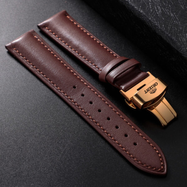 Dây Đồng Hồ Da Bò Italy ORIENT Màu Nâu CST11- Chất Liệu Da Bò Nhập Italy Cao Cấp Tương Thích Tất Cả Các Phiên Bản Đồng Hồ ORIENT