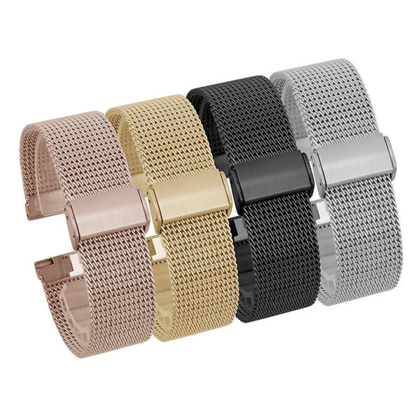 Dây Đồng Hồ Thép Lưới ORIENT Không Gỉ Cao Cấp